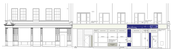 (W01)-Proposed---Front-Elevation---Dwg-No.A9704-P-144-200-Rev