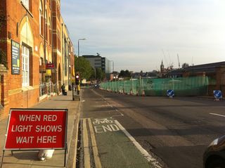 York way temporary ligths