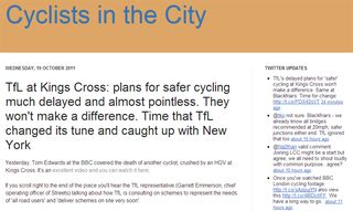 Cyclists in the city